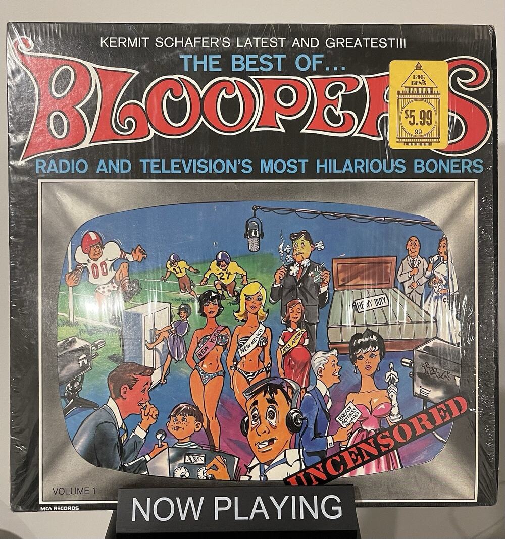 KERMIT SCHAFER PRESENTS: best of bloopers vol. 1 MCA 12" LP 33 RPM